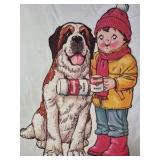 Vintage 1980s Cardboard Cutout – Campbell