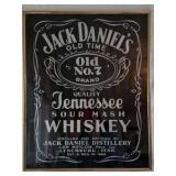 Framed Jack Daniel
