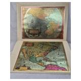 Vintage Promotional Antique Map Folio