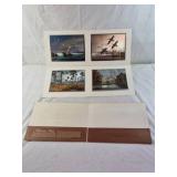 Matted Wildlife Prints – Duck Flock Scenes in Marsh and Woodland Settings