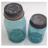 Vintage Ball Perfect Mason Aqua Canning Jars