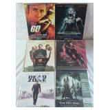 Collection of Vintage DVD Movie ads – Action and Adventure Titles