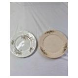 Vintage Porcelain Serving Platters and Plates – Assorted Floral Patterns