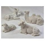 13-Piece Hand-Painted Porcelain Nativity Set