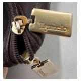 Vintage Leather Backpack – Dark Brown Pebbled Leather with Flap and Zipper