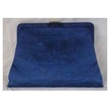 Vintage Evening Clutch – Satin with Jeweled Clasp