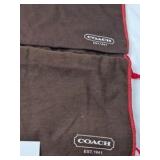 3 Desinger Dust Bags and Authenticity Cards