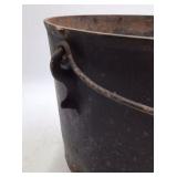 Vintage Cast Iron Cauldron Pot with Bail Handle