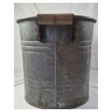 Vintage Galvanized Oval Tub with Handles