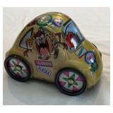 Vintage Tin Lunch Boxes and Car Bank