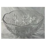 Vintage Scalloped Cut Glass Bowls