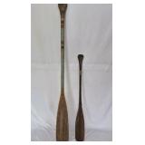Vintage Canoe Paddles