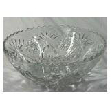 Vintage Scalloped Cut Glass Bowls