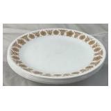 Vintage Corelle Dinnerware Set – Gold Floral Pattern