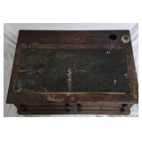 Vintage J&P Coats Best Six Cord Wooden Spool Cabinet