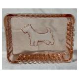 Vintage Glass  – Scottie Dog and Car