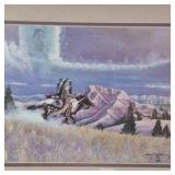 Framed Print – Daniel Long Soldier The Messenger Oglala Lakota