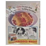 Vintage Advertising Ephemera Collection – Uneeda Biscuit and Planters Peanuts