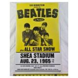Vintage 1965 Beatles Shea Stadium Concert Poster