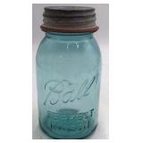 Vintage Ball Perfect Mason Aqua Canning Jars