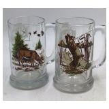 Vintage Schmidt Beer Collector Series Steins – Wildlife Scenes