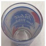 Vintage Pabst Blue Ribbon Beer Glass