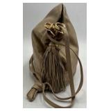 Vintage Drawstring Bag – Ganson with Tassel Accents