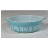 Pyrex Amish Butterprint Casserole Dish – Turquoise