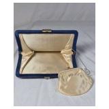 Vintage Evening Clutch – Satin with Jeweled Clasp