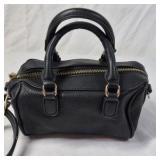 Fashion Nova Pebbled Satchel Bag – Black