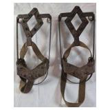 Vintage Ice Cleats – Metal with Straps