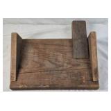 Vintage Wooden Desk Stand with Quill Pen and Declaration Replica