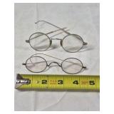 Vintage Round Wire Rim Eyeglasses