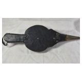 Vintage Fireplace Bellows with Embossed Medallion