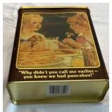 Vintage Advertising Tins – Hungry Jack and Mrs. Leland