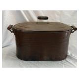Vintage Copper Tub with Lid