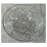Vintage Scalloped Cut Glass Bowls