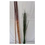 Bamboo Poles and Broom Assortment