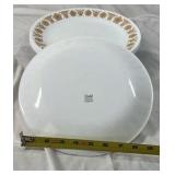 Vintage Corelle Dinnerware Set – Gold Floral Pattern