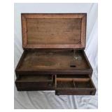 Vintage J&P Coats Best Six Cord Wooden Spool Cabinet