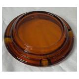 Vintage Amber Glass Ashtray – Camel Lights Ashtray