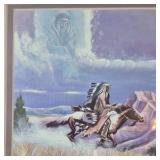 Framed Print – Daniel Long Soldier The Messenger Oglala Lakota