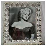 Framed Marilyn Monroe Photo – Silver Textured Frame by International Silver Company