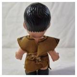 Vintage Plastic Doll – Boy in Military-Style Uniform