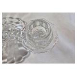 Vintage Crystal Candelabra Pair – Three-Arm with Twisted Branches