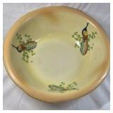 Vintage Earthenware Pitcher and Basin – Peacock Design E.P.Co. Stoke-on-Trent England