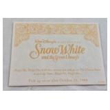 1994 Disney Snow White Commemorative Lithograph – The Seven Dwarfs Scene