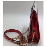 Typewriter Novelty Crossbody Bag – Red with Keyboard Design