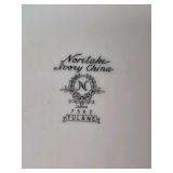 Vintage Noritake Tulane Ivory China Dinner Plates