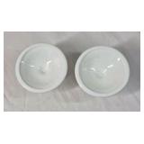 Vintage Fenton Hobnail Milk Glass Vases and Bowls